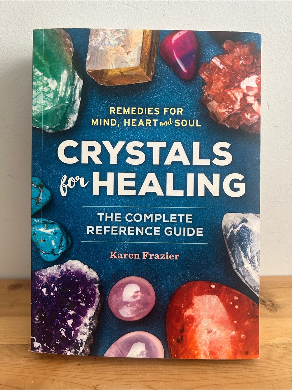Callisto Blue Cover 'Crystals for Healing' Coffee Table Book